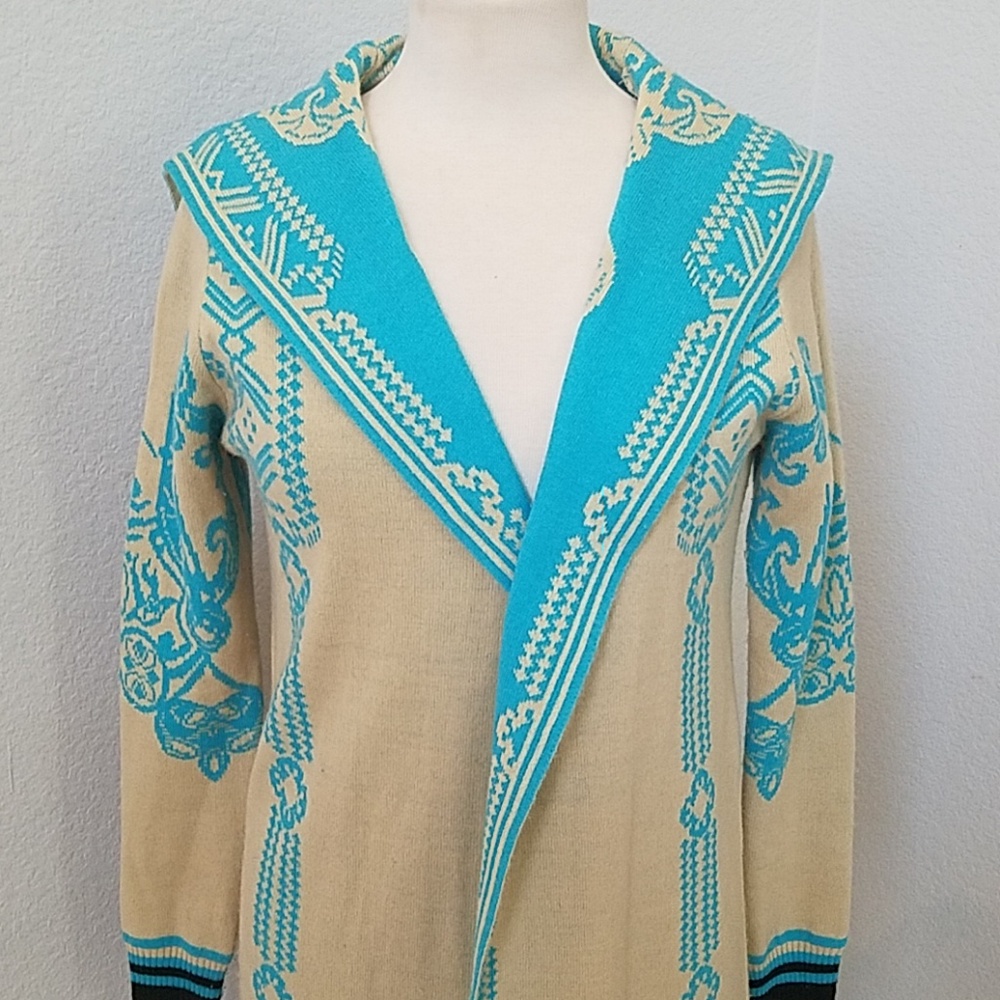Studio LA Womens Long Sweater Jacket